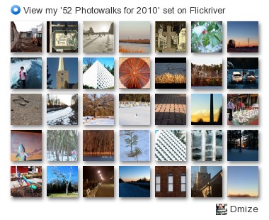 Dmize - View my '52 Photowalks for 2010' set on Flickriver