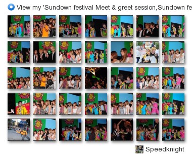 Speedknight - View my 'Sundown festival Meet & greet session,Sundown festival 2010' set on Flickriver
