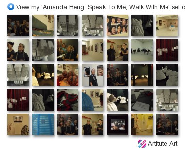 View more photos of 'Amanda Heng: Speak To Me, Walk With Me' 