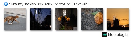 hidelafoglia - View my 'hdknr20090209' photos on Flickriver