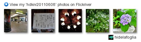 hidelafoglia - View my 'hdknr20110608' photos on Flickriver