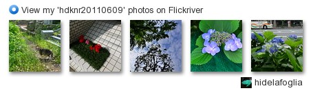 hidelafoglia - View my 'hdknr20110609' photos on Flickriver